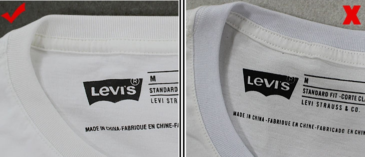 李维斯T恤真假验证辨别方法_315防伪
