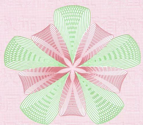 防伪团花