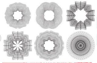 防伪标签印刷团花