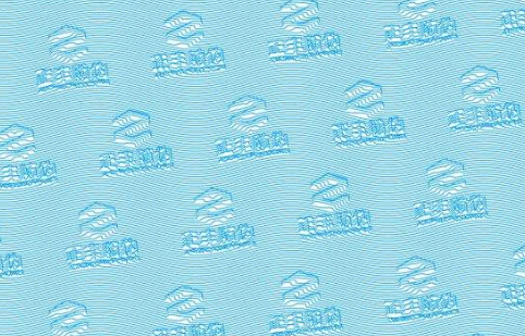 光学防伪标签团花